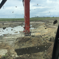Udgravning af en ny sø på 2800 m2 gettrup