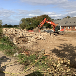 Hele ejendommen bliver fjernet